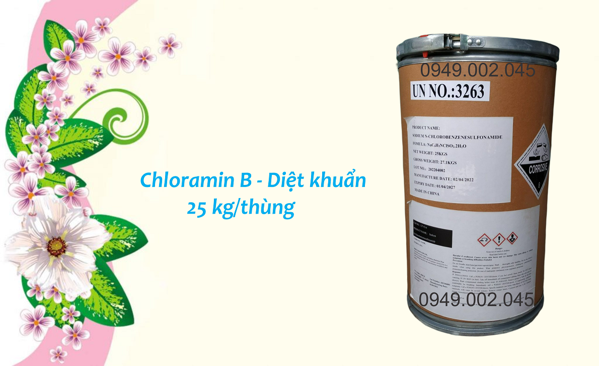 Cloramin B TQ - Diệt khuẩn, khử trùng nguồn nước ao nuôi